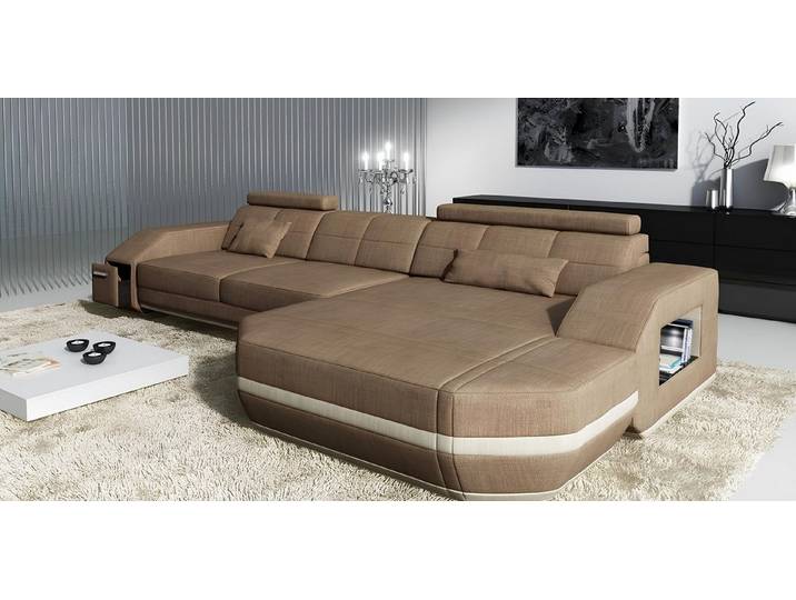Xlmoebel Ecksofa Designer-Ecksofa mit hochwertiger Polsterung und Stoffbezug, Ecksofa, Hergestellt in Europa