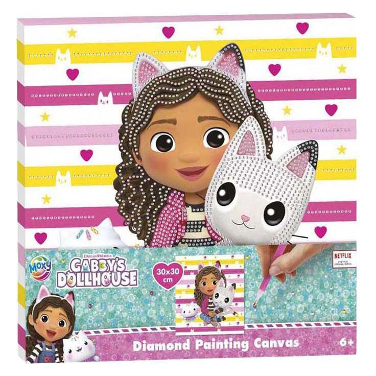 Grafix Gabbys Puppenhaus - Diamantmalerei auf Leinwand - 30 x 30 cm (67876489)