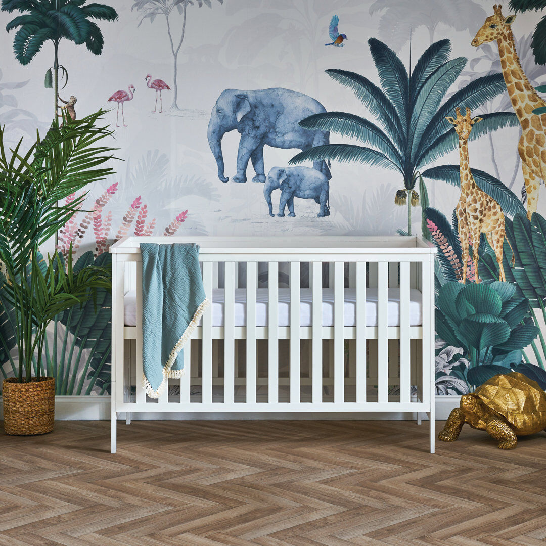 Obaby Evie Cot Bed White Standard