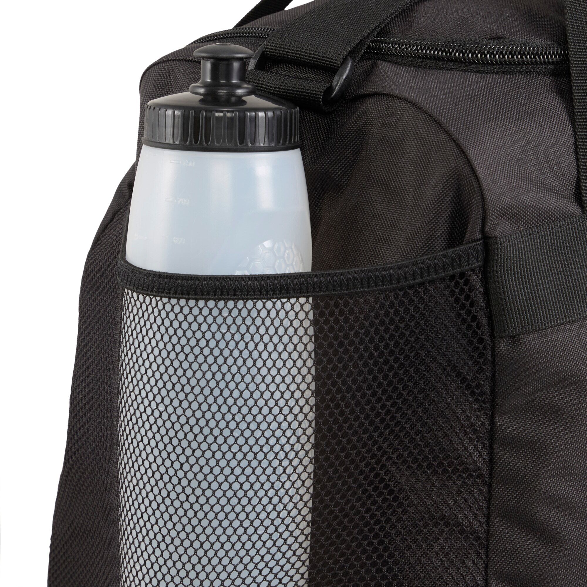 Sporttasche PUMA "CHALLENGER SMALL SPORTS BAG", Damen, Gr. B/H/T: 51cm x 28cm x 25cm, schwarz (puma schwarz), Netz, Obermaterial: 100% Polyester, unifarben, Taschen Sporttasche, Sporttasche, mit mehreren Taschen, mit separatem Schuhfach puma schwarz B/H/T