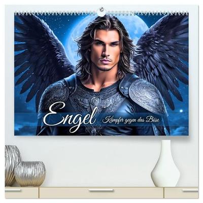 Engel - Kämpfer gegen das Böse (hochwertiger Premium Wandkalender 2027 DIN A2 quer), Kunstdruck in Hochglanz
