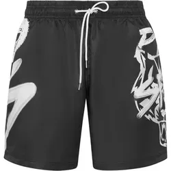 PLEIN SPORT Jogging-Shorts, Größe S in Schwarz 02