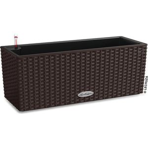 Lechuza BALCONERA Cottage 50 Blumenkasten, mokka, 50 x 19 x 19cm, aus Kunststoff, mit Wasserspeicher