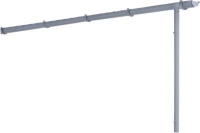 Regenrinne und Fallrohr, für B 2975 mm