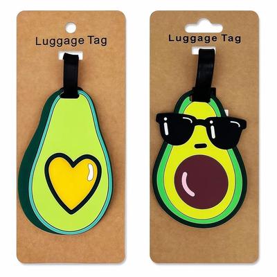 Avocado Silicone Luggage Tag Avocado Silicone Luggage Tag