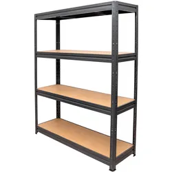 Stier, Kellerregal, Schwerlast-Fachbodenregal Fachlast 600kg HxBxT 1770x1200x450 mm