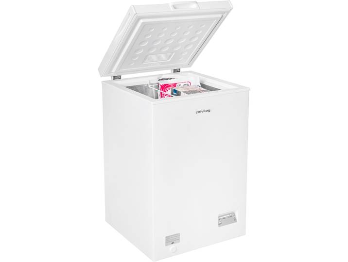 PRIVILEG Gefriertruhe PRCF 984 E , Energieeffizienz: E, weiß, B/H/T: 54,5cm x 85cm x 55cm, Gefriertruhen, Supergefrierfunktion – für extra schnelles Einfrieren frischer Vorräte, Gefriertruhe