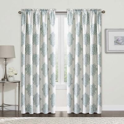 Home Soft Things Serenta Chelsea Printed 2 Piece Curtain Set