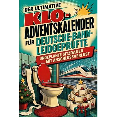 Der ultimative Klo-Adventskalender für Deutsche-Bahn-Leidgeprüfte, Taschenbuch von Mia Vogel, Tiptop, 978-3-696-10866-3