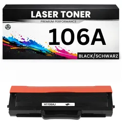 Toner kompatibel für HP W1106A Laser MFP 137fwg HP Laser 107a/107w HP Laser MFP 135ag/135wg in Schwarz