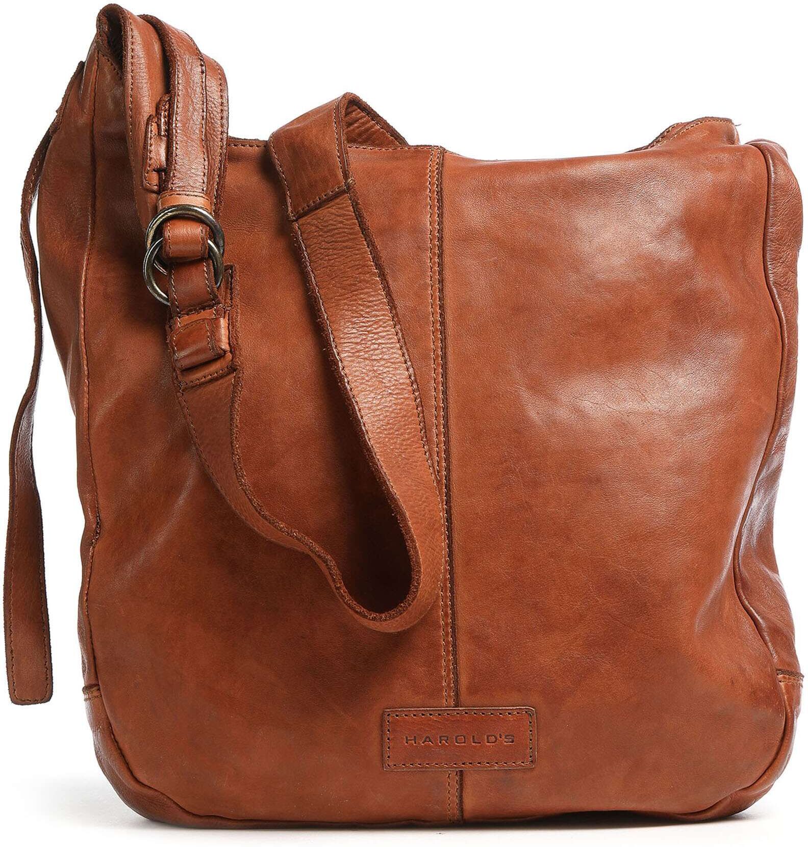 Harold's Submarine Beuteltasche aus Leder, braun