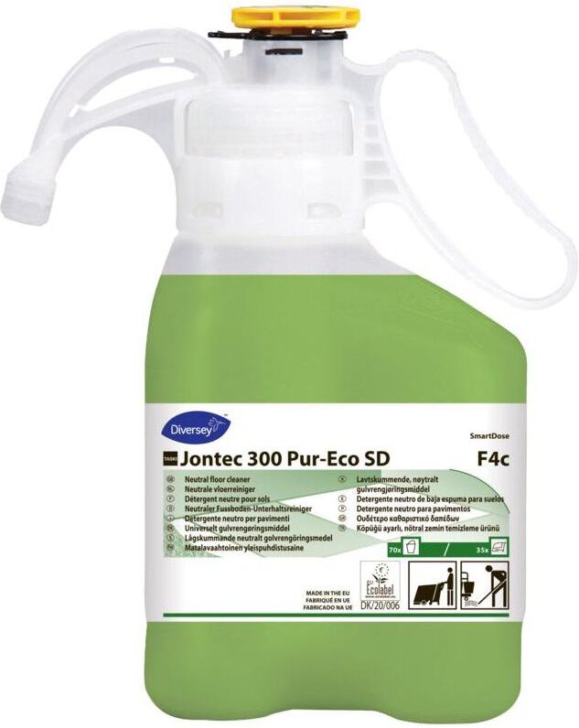 DIVERSEY Grovrengöring Jontec 300 Pur-Eco SD F4c, koncentrerad , sprayflaska 1,4 l