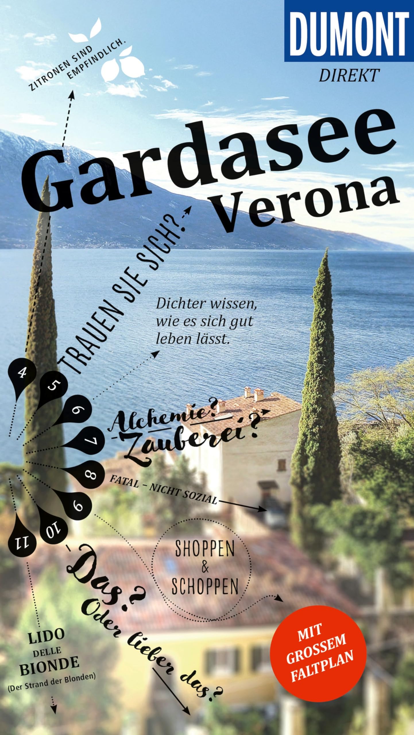 Barbara Schaefer - DUMONT direkt Reiseführer Gardasee, Verona: Mit großem Faltplan - Preis vom 09.10.2026 07:28:09 h