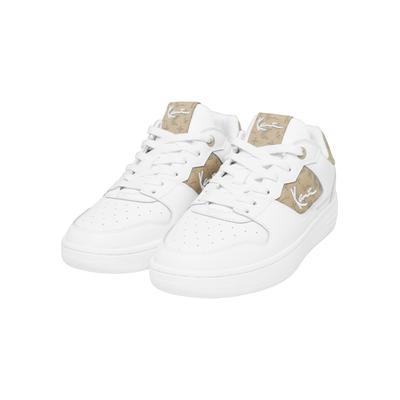 Sneaker KARL KANI "Karl Kani Herren KKFWM000360 Karl Kani 89 CLASSIC", Herren, Gr. 44, beige (weiß, beige), Leder, Schuhe Sneaker