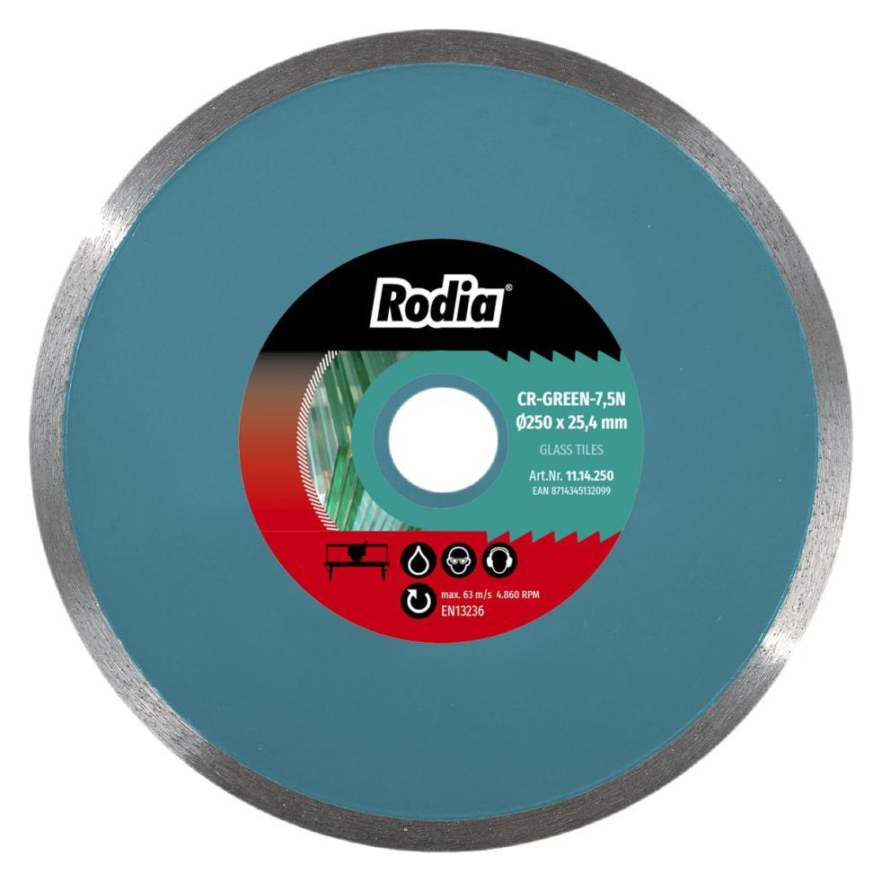 Rodia 11.14.200 CR-GREEN-7,5N Diamanttrennscheibe 200 x 25,4 mm Glas (54676477)