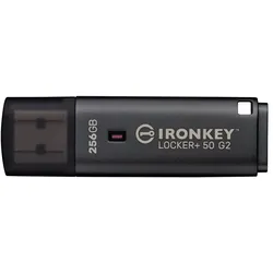 Kingston Technology IronKey 256GB Locker Plus 50 G2, FIPS 197, AES-256