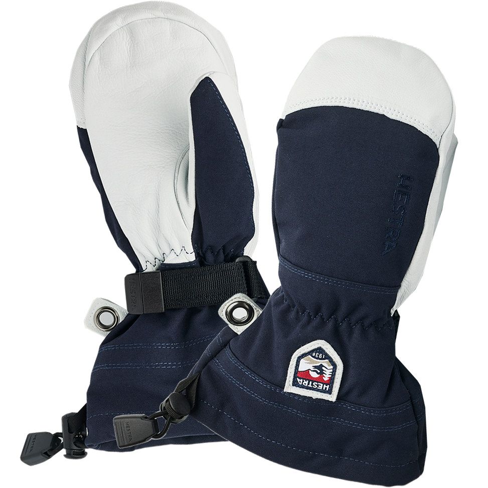 Hestra Kinder Fäustling ARMY LEATHER HELI navy - 6,0