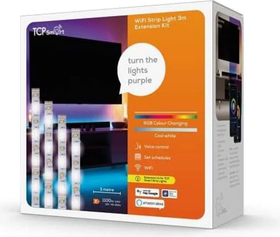 TCP Smart Strip Light RGBW IP20 3M Extension Kit - Energy Class F