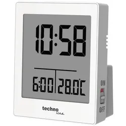 Technoline, Wecker, Funkwecker WT 185 mit Innentemperatur, 2 Alarms, Schlummerfunktion