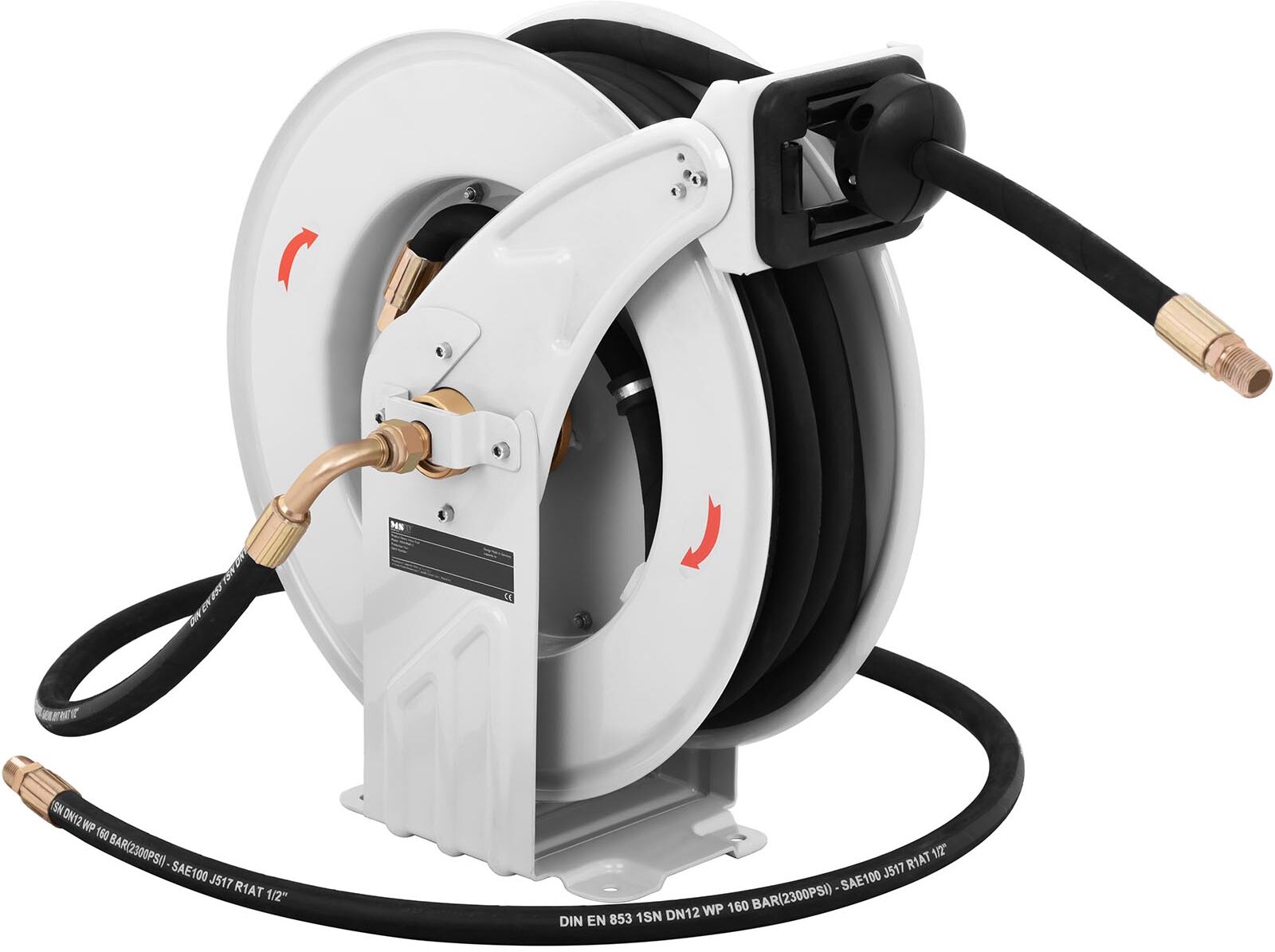 MSW Pressure Washer Hose Reel - 15 m - 160 bar MSW-PHR15