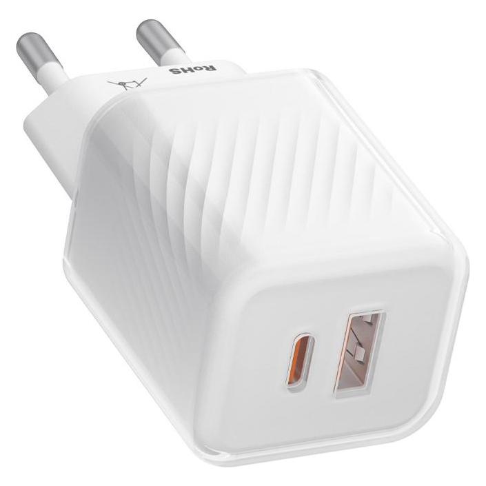 BlueO Bueo - Wall Charger - GaN Technology, 35W - White (35 W, 2 Ports) (60420655)