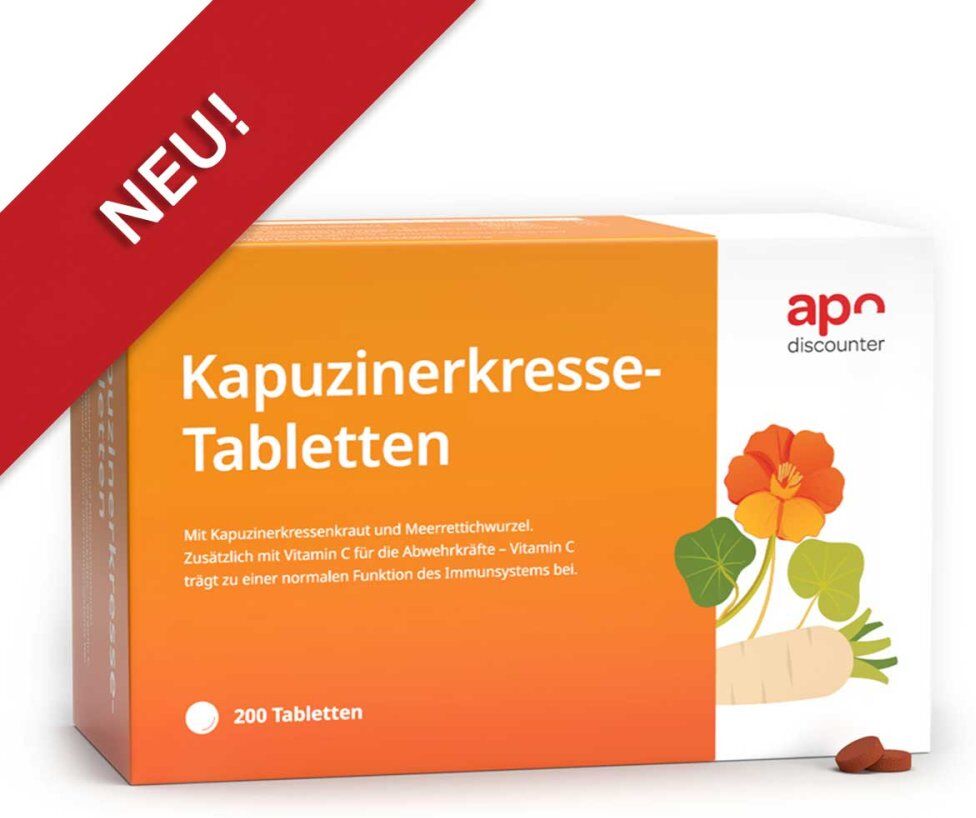 Kapuzinerkresse Tabletten von apodiscounter 200stk