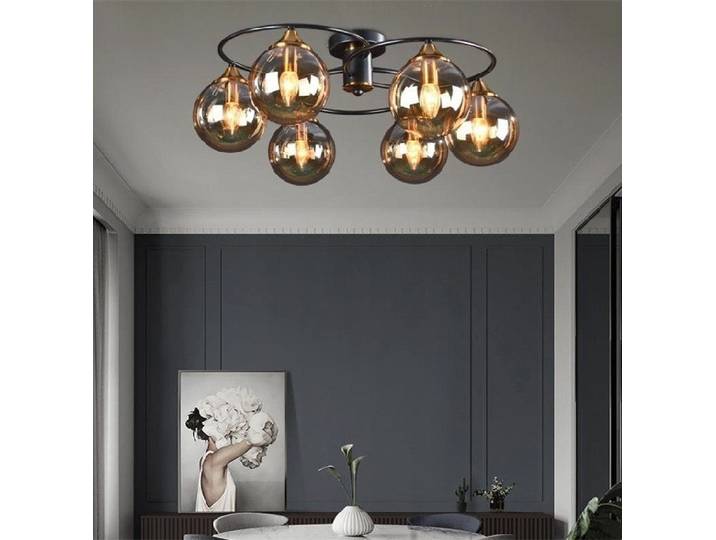 Lampe de plafond européenne minimaliste moderne pour salon, salle à manger, bureau, chambre à coucher, éclairage décoratif