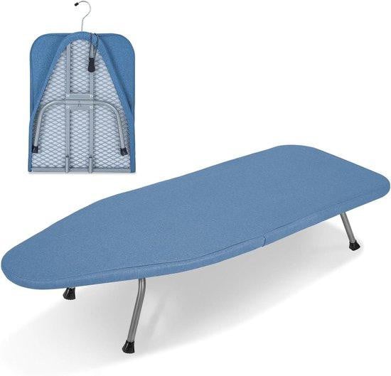 OUUTMEE Inklapbare Tafelstrijkplank - Blauw - 80 x 30 cm