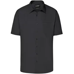 Herren Business Hemd kurzarm "JN644" - XL - black