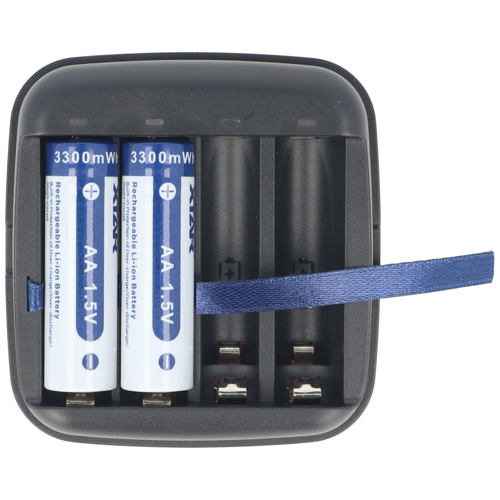 Xtar Li-ion batterij en oplader voor Leica DISTO X4 met 4 oplaadbare bays