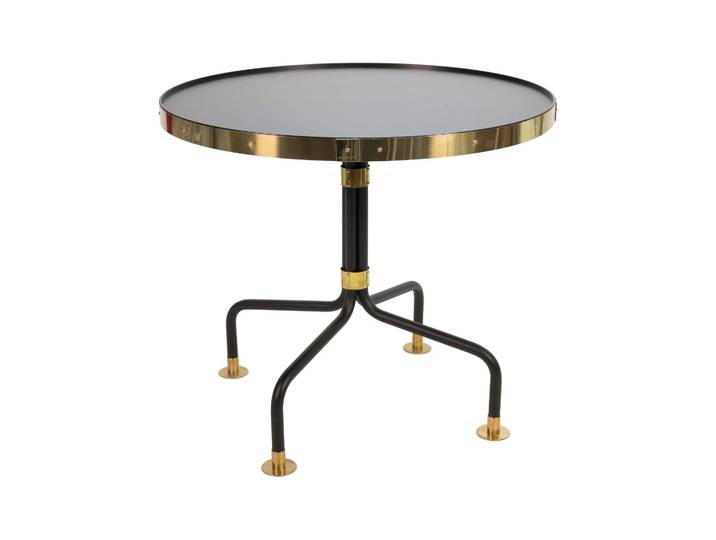 Scherlin Table bistrot 12 Noir-laiton