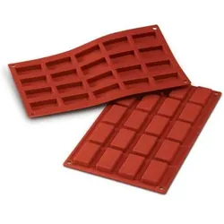 Silikomart Sf 025 Finanzieri Silicone Mould, Backform, Rot