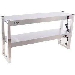 Combisteel Wärmebrücke mit 2 Ebenen und Halogen beheizt 1200x300x650mm