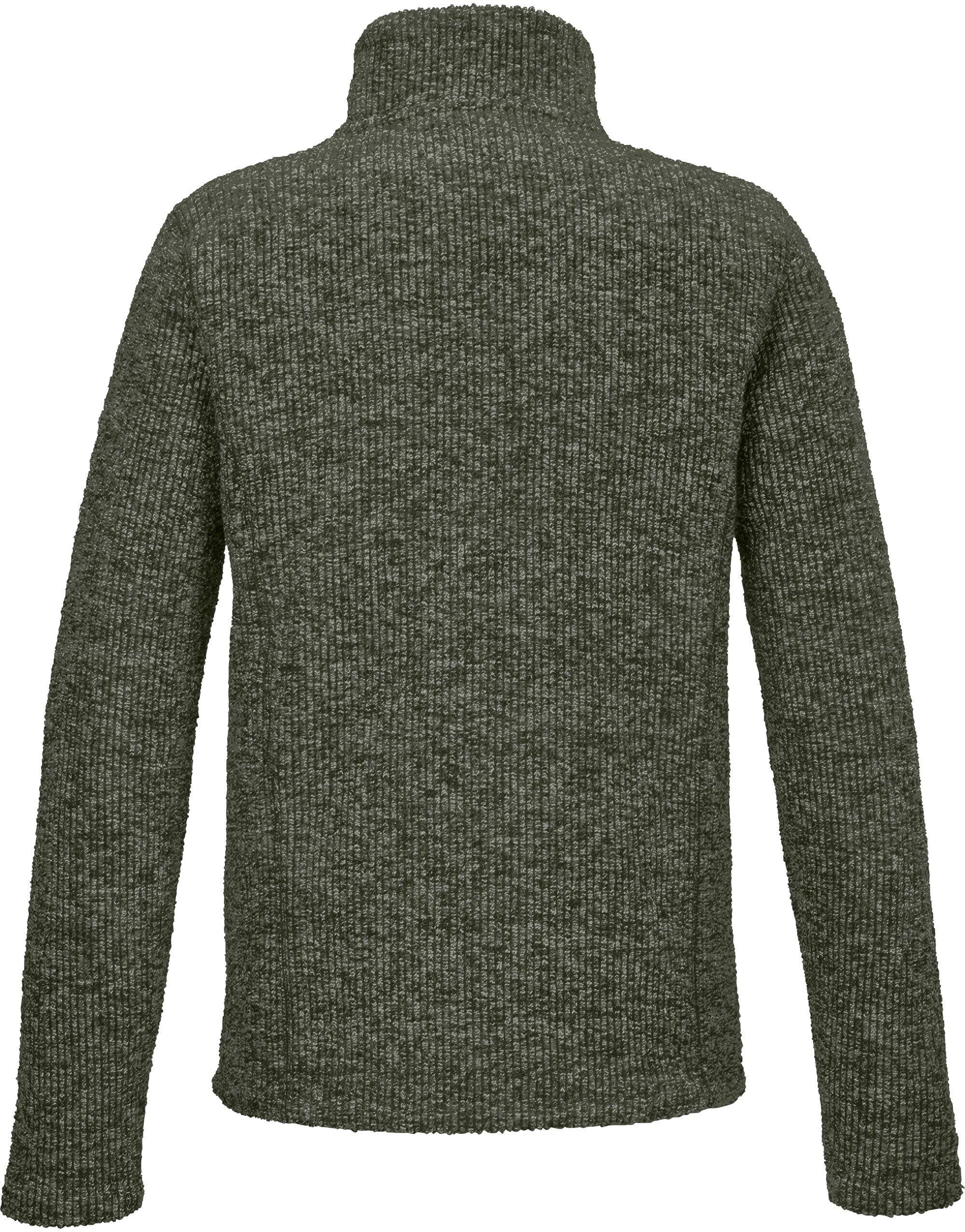 Fleecejacke "GW 53 MN KNTFLC JCKT", Herren, Gr. 4XL, grün (olivgrün), Oberseite: 100% Polyester.Rückseite: 100% Polyester, G.I.G.A. DX BY KILLTEC, Jacken Fleecejacke, Windabweisende Strickjacke mit Zipper-Taschen