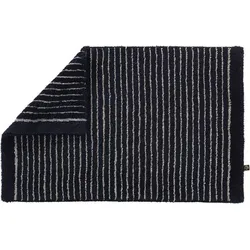RHOMTUFT Badteppich LIN schwarz/natur 70 cm x 130 cm