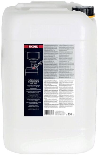 E-COLL Concentré de liquide de refroidissement et lubrifiant HPC PRO 25l avec alimentation interne en liquide de refroidissement (4317784662970)