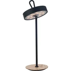 Näve LED-Akku-Tischleuchte "ELLI" schwarz