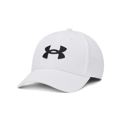 Baseball Cap UNDER ARMOUR "MEN'S UA BLITZING", Herren, Gr. XL (63/65), weiß (weiß 100), Kunstfaser, Caps, mit HeatGear-Schweißband, feuchtigkeitsableitend, leichtes Material