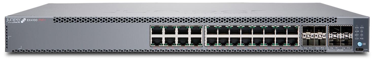 HPE Juniper Networking HPE Juniper Networks EX4100-24P 24-Port managed Switch