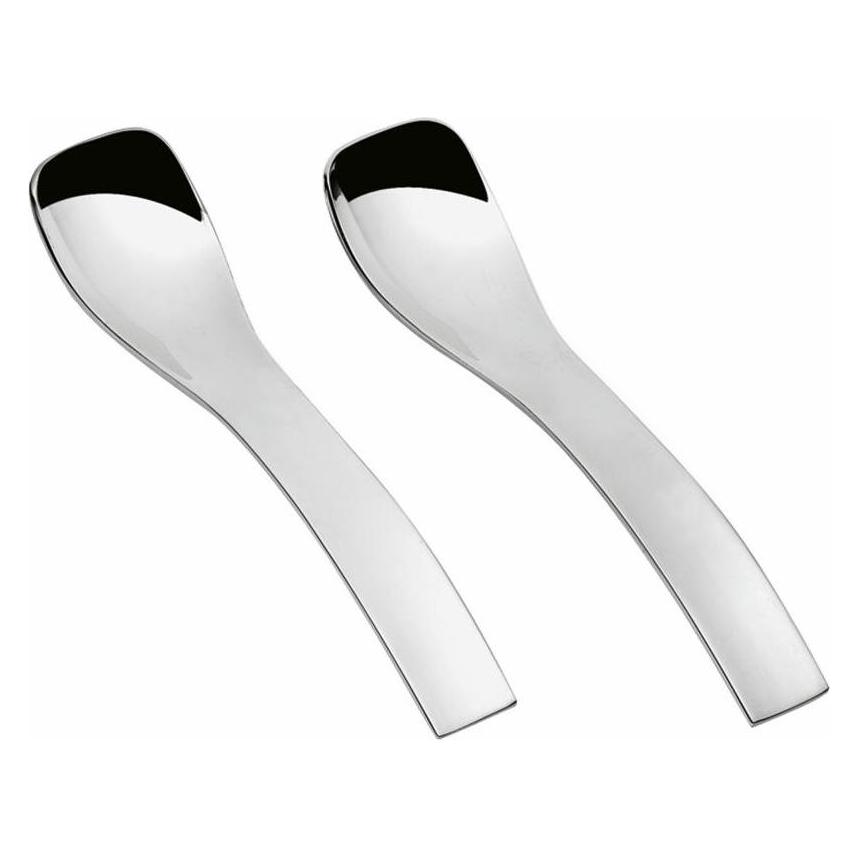 Guzzini 27140263 Fratelli Gocce 6 Dessertlöffeln 105 cm Edelstahl 18/10 (6 Stk., Löffel) (27140263)