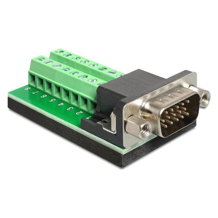 Delock Terminalblock VGA 15Pin Stecker (65424)