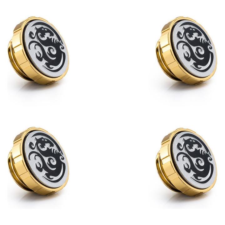 Bitspower Artemis Verschlussstopfen G1/4 Zoll, 4er Pack - Stardust Gold (BPM-TBC06-4P)