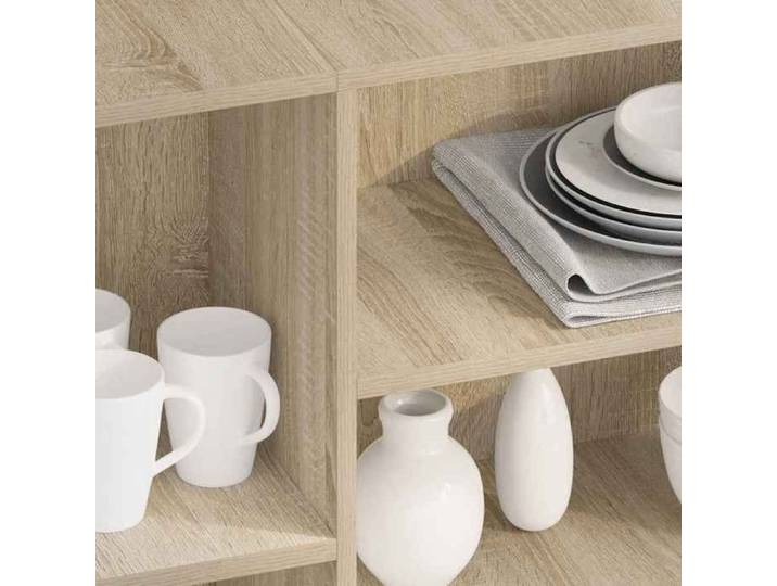 MGH - TOP Buffet de rangement - Cabinet/Commode Bois - Chêne sonoma - 120x30x75 cm - Bois d'ingénierie LV1273