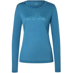 Kaikkialla, Damen, Funktionsshirt, Kunes (XS), Blau