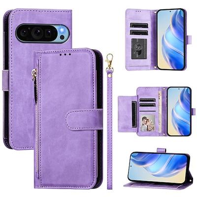Handy Hülle Handyhüllen Für Google Pixel 9 Pro Pixel 9 Pro XL Pixel 8 Pro Pixel 8 Pixel 9 Pixel 7 Pixel 7 Pro Pixel 6 Pixel 6 Pro Brieftasche Kartenetui mit Halterung Reisverschluss Ganzkörperschutz