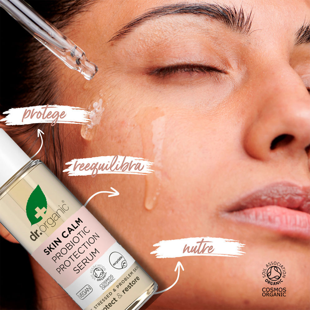 Dr. Organic Sérum protecteur probiotique Skin Calm 30 ml
