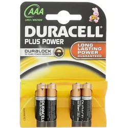 Batterien Micro LR03 AAA MN2400 Duracell 4 St
