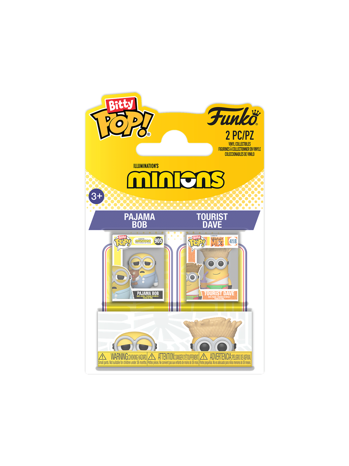 Funko! - Bitty POP 2PK Minions B & D - Figur