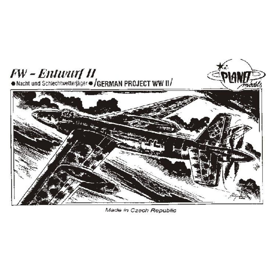Planet Models FW-Entwurf II Nacht und Schlechtwetterjäger. (129-PLT020)