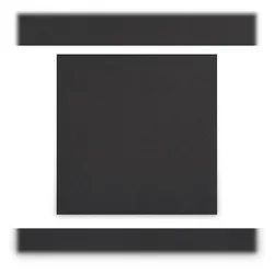 Funny Tafelserviette, 1/4 Falz, schwarz, 3lagig, 100% Zellstoff, 1000 Stück, (250x4)